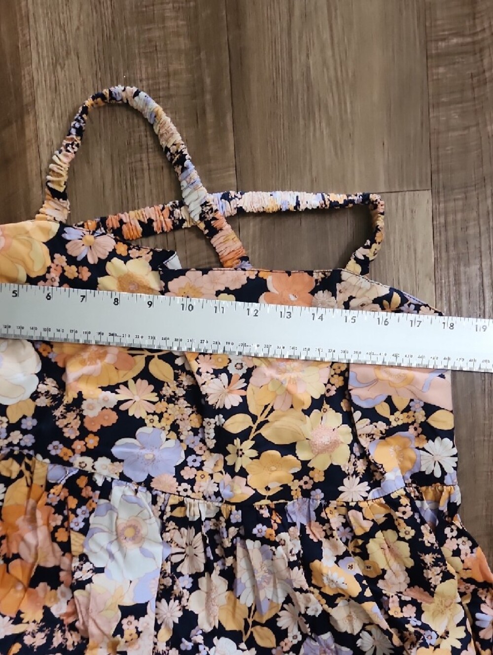 NWOT Free People Floral Tiered Maxi Oversized Dress Boho Cottagecore Prairie - Picture 7 of 8